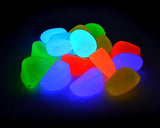 100 Pcs Colorful Luminous Glow in the Dark Pebble Stone