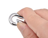 Stainless Steel Carabiner Clip Keyring Key Chain for Keys