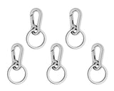 Stainless Steel Carabiner Clip Keyring Key Chain for Keys