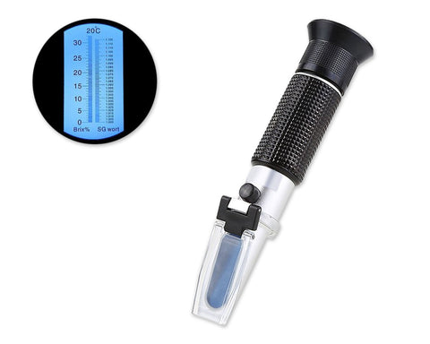 Brix Refractometer with 0 - 32% Brix Scale