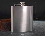 2 Pieces 7 oz Stainless Steel Hip Flask