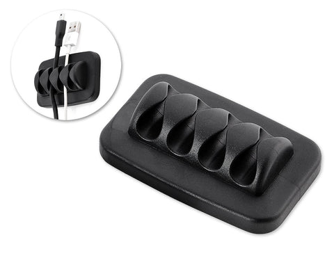 Silicone Cable Holder for Charging Cable - Black