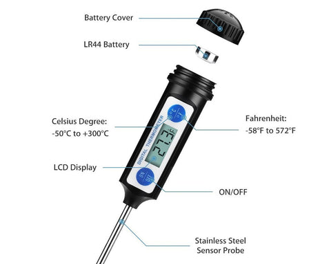 Meat Thermometer with Long Probe