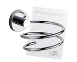 Wall Mounted Stainless Steel Spiral Hair Dryer Holder