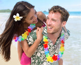 10 Pieces Hawaiian Ruffled Flower Lei