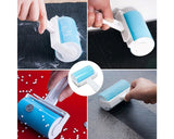 Washable Plastic Sticky Lint Roller with Grip Handle