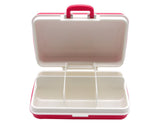 Portable Pill Box 6 Compartments in Suitcase Shape