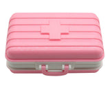 Portable Pill Box 6 Compartments in Suitcase Shape