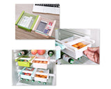 Storage Box Sliding Fridge Drawer for Refrigerator - White