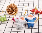 12 Pieces Santa Claus Ornaments for Christmas Tree Decoration