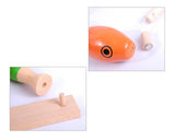 3 in 1 Wooden Educational Toy Ring Toss Game Set for Kids