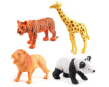 Assorted Jungle Animal Figures Set of 8