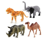 Assorted Jungle Animal Figures Set of 8