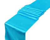 Satin Table Runner for Wedding Party Table Decoration 12 x 109 Inch