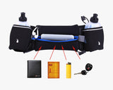 Hydration Belt with 2 Pockets for Water Bottles