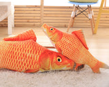 Plush Catnip Fish Cat Toy Set of 5