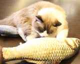 Plush Catnip Fish Cat Toy Set of 5