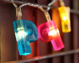 Party Decoration LED String Light with Happy Birthday Letters