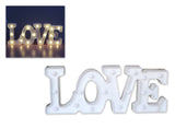 LED Marquee Love Symbol Light - White