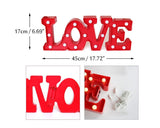 LED Marquee Love Symbol Light - Red