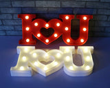 LED Marquee Love Light - White