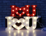 LED Marquee Love Light - White