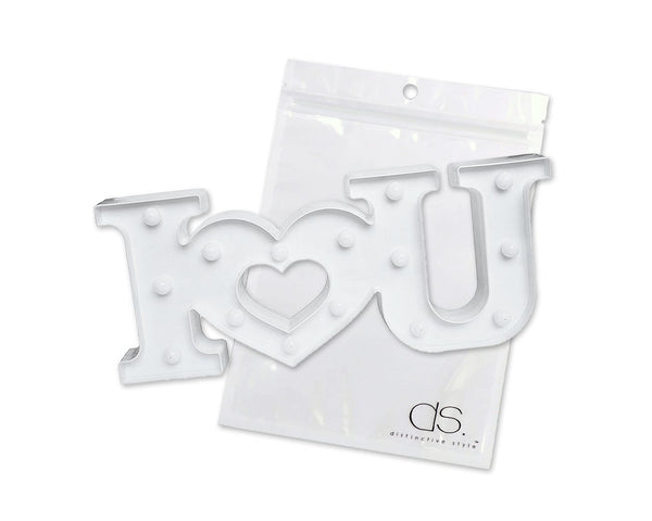 LED Marquee Love Light - White