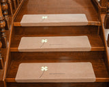 Non Slip Carpets with Luminous Clover 4 Pcs Anti Slip Stair Tread
