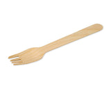 Disposable Wooden Forks 50 Pieces Eco-friendly Compostable Forks