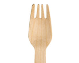 Disposable Wooden Forks 50 Pieces Eco-friendly Compostable Forks