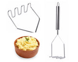 Potato Masher 9 Inches Stainless Steel Wire Potato Smasher Tool