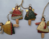 Christmas Tree Ornaments 12 Pieces Angel Xmas Hanging Decorations