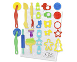 Clay Tools for Kids Set of 24 Tools Kit with Models and Molds