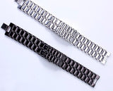 2 Pcs Men Carbonized Steel Binary LED Quartz Movement Wrist Watch