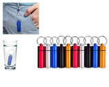 Portable Pill Case Keychain 10 Pieces