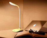 3 Level Adjustable Touch Sensor LED Desk Lamp - Yellow
