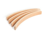 Playing Card Holders 2 Pieces 13 Inches Curved Wooden Racks for Card Games