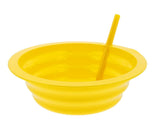 Sippy Bowls With Straws 4 Pieces 200 ml Plastic Cereal Bowl for Kids