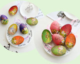 Easter Eggs 12 Pieces Easter Decorations 2.7 Inches Foam Fake Eggs