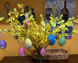 Easter Eggs 12 Pieces Easter Decorations 2.7 Inches Foam Fake Eggs