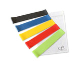 5 Pieces 60cm 5 Different Thickness Fitness Resistance Bands Set