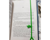 Silicone Finger Point Bookmark 5 Pieces Elastic Book Marker