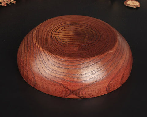 Round Wooden Cigarette Ashtray