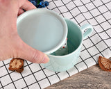 3D Cute Animal Ceramics Coffee Cup with Lid