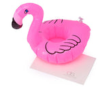 Mini Flamingo Inflatable Pool Float for Drinks