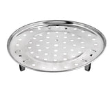 Tray Round 8.5 Inches Steamer Rack 304 Stainless Steel Removable Legs Chinese Steaming Rack