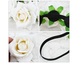 Flower Headband for Maternity Floral Rose Crown for Wedding