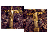 7 Inch Metallic Statue of Jesus Figurine