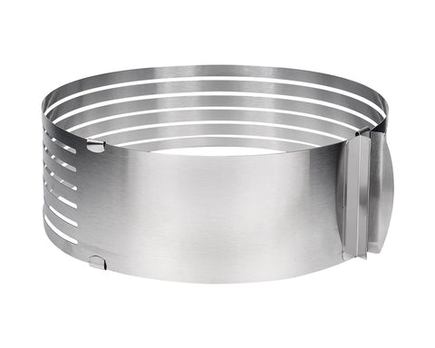 Layer Cake Slicer 9.5 to 12 Inches Adjustable Cake Ring