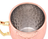 2 Pieces 500ml Stainless Steel Moscow Mule Copper Mugs - Rose Gold